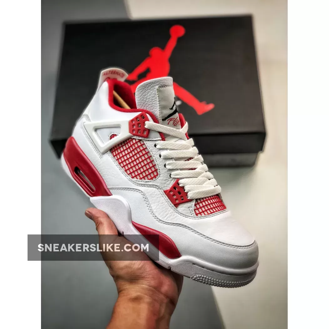 Air Jordan 4 'Alternate '89' White/Black-Gym Red jordan 4 alternates