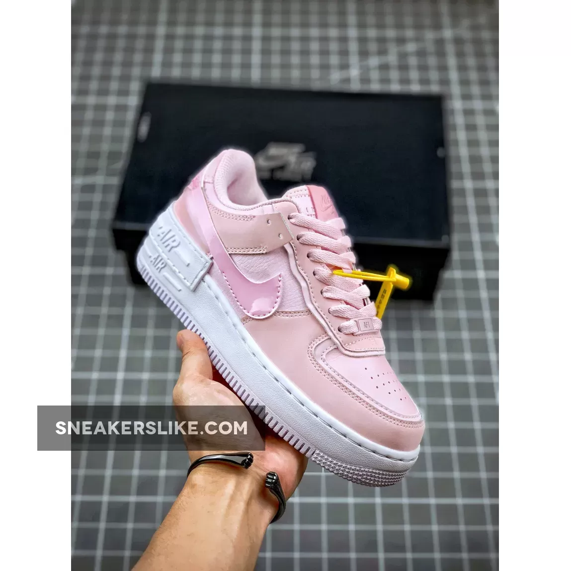 Nike Air Force 1 Shadow Pink Foam #women's air force 1 shadow pink foam