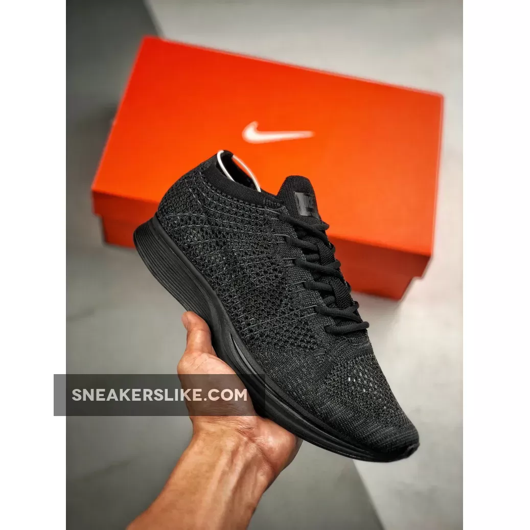 Nike Flyknit Racer Triple Black 526628-009 Restock