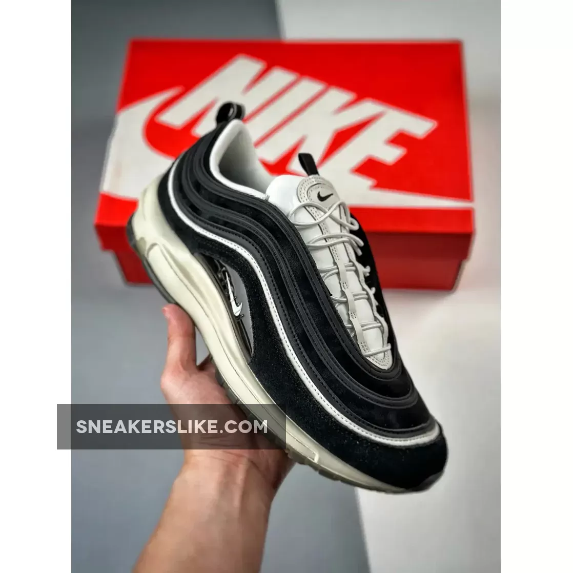 Nike Air Max 97 No Bubble Black - Hangul Day 2022