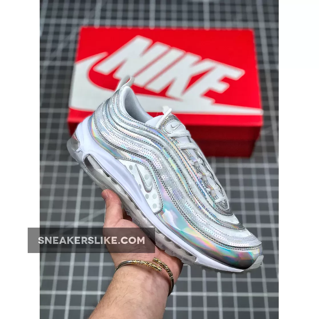 Nike Air Max 97 Premium 'White Iridescent' CU8872-196 Air Max 97 White Iridescent