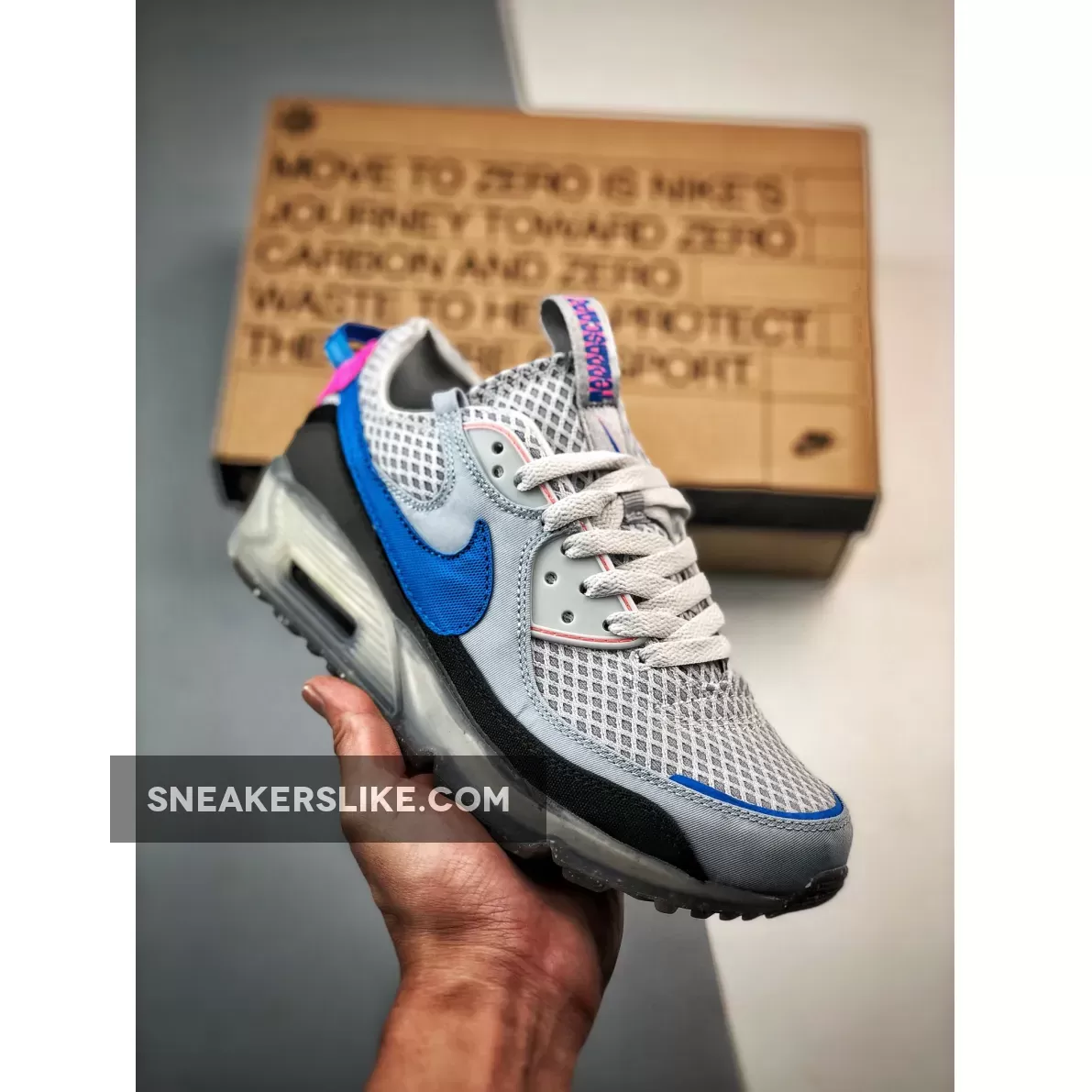 Nike Air Max 90 Terrascape Grey Blue Pink DM0033-004 Online