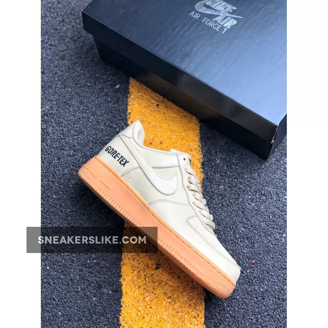 Nike Air Force 1 Low WTR Gore-Tex Team Gold CK2630-700 nike air force one low gore-tex team gold khaki