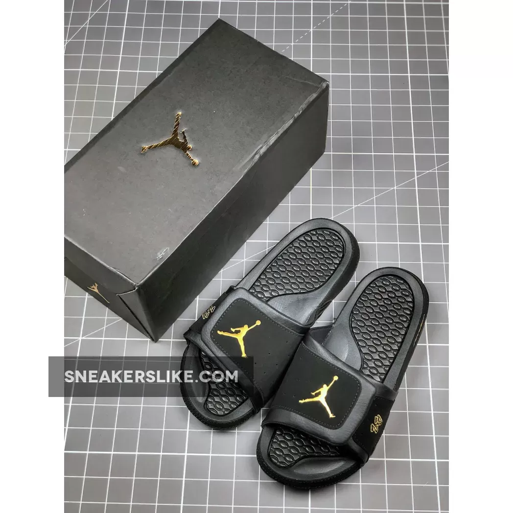 Air Jordan Hydro 5 Black Gold Outlet