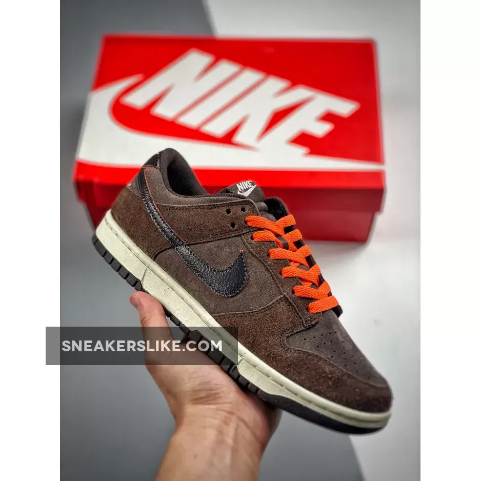 Nike Dunk Low Baroque Brown Orange Nike Team Orange