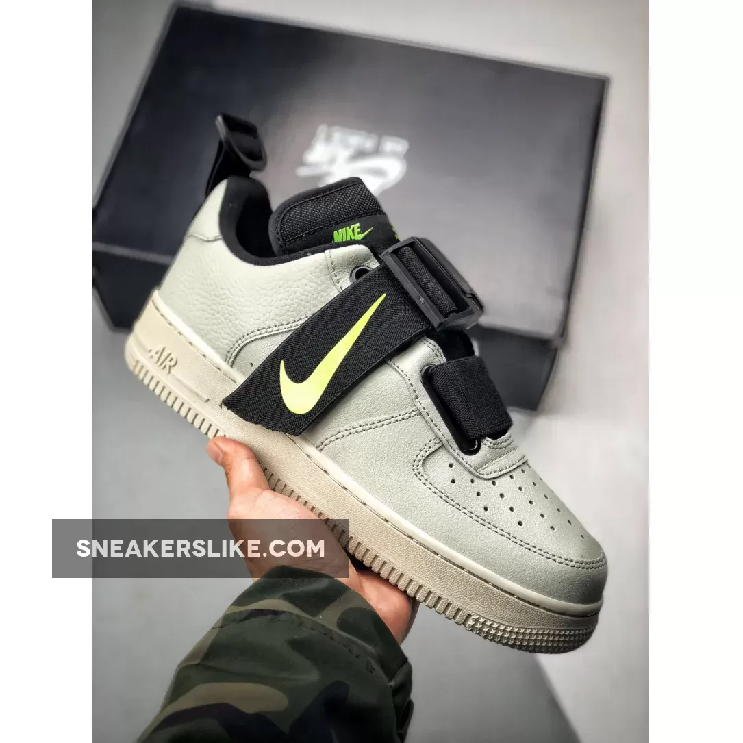 Nike Air Force 1 Utility Spruce Frog/Black-Volt AO1531-301 Outlet