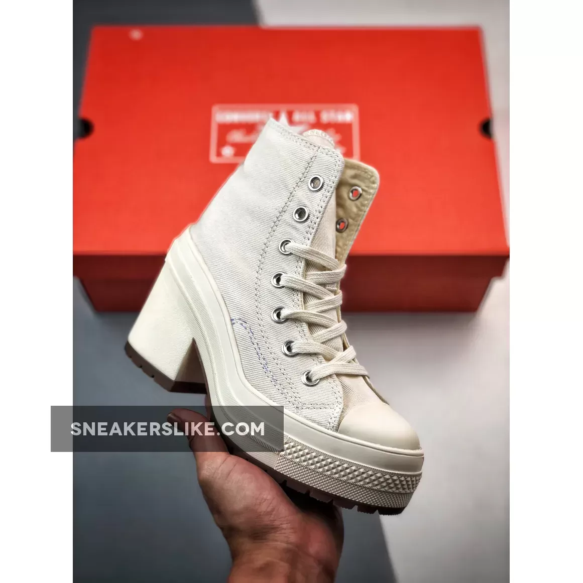 Converse Chuck 70 De Luxe Heel High Egret A05348C Online