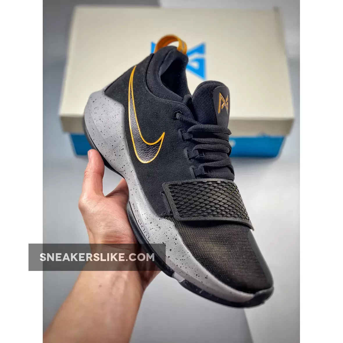 Nike PG 1 Black/University Gold-Wolf Grey 878628-006 Pg 5 Wolf Grey