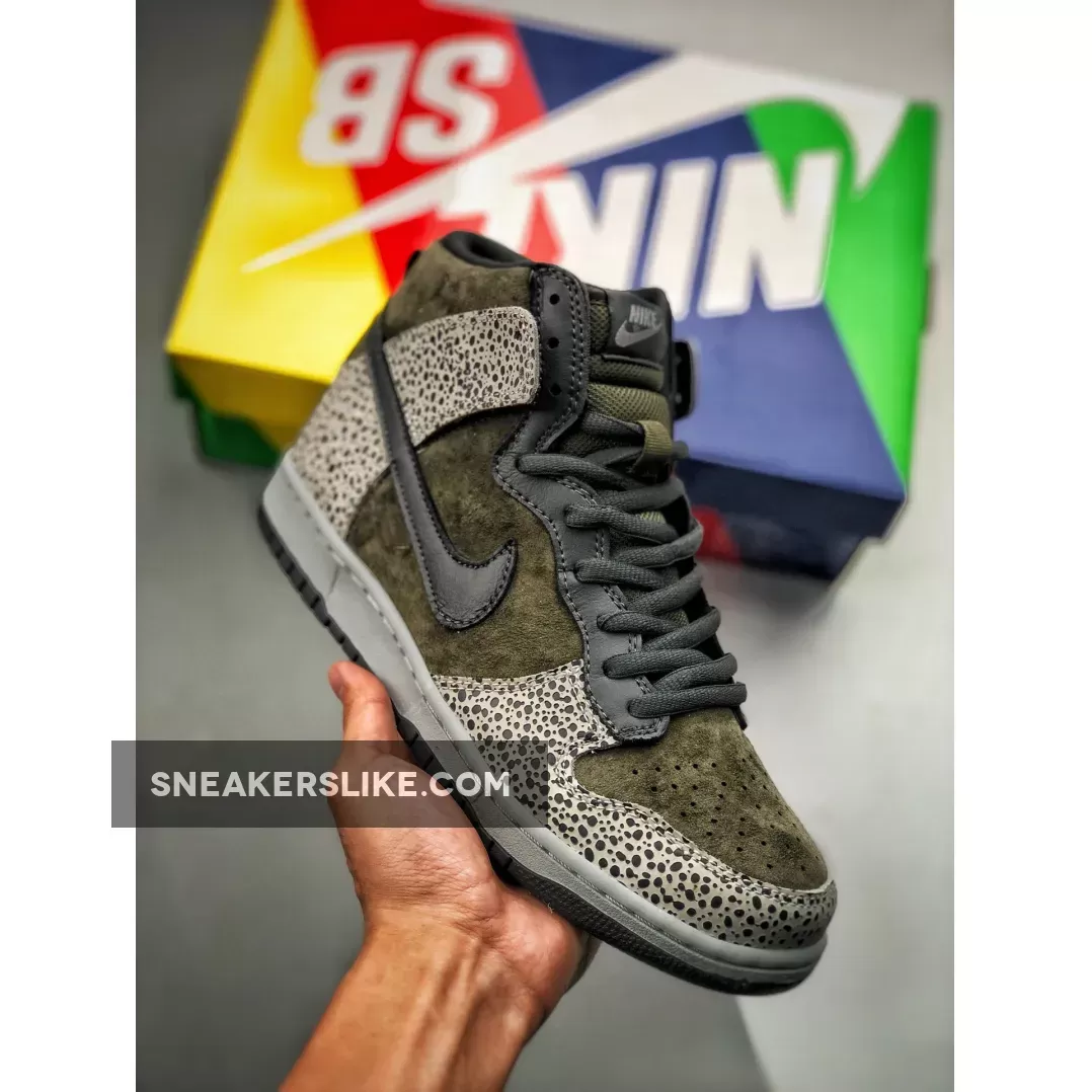 Nike SB Dunk High Borwn Black Cement New Releases