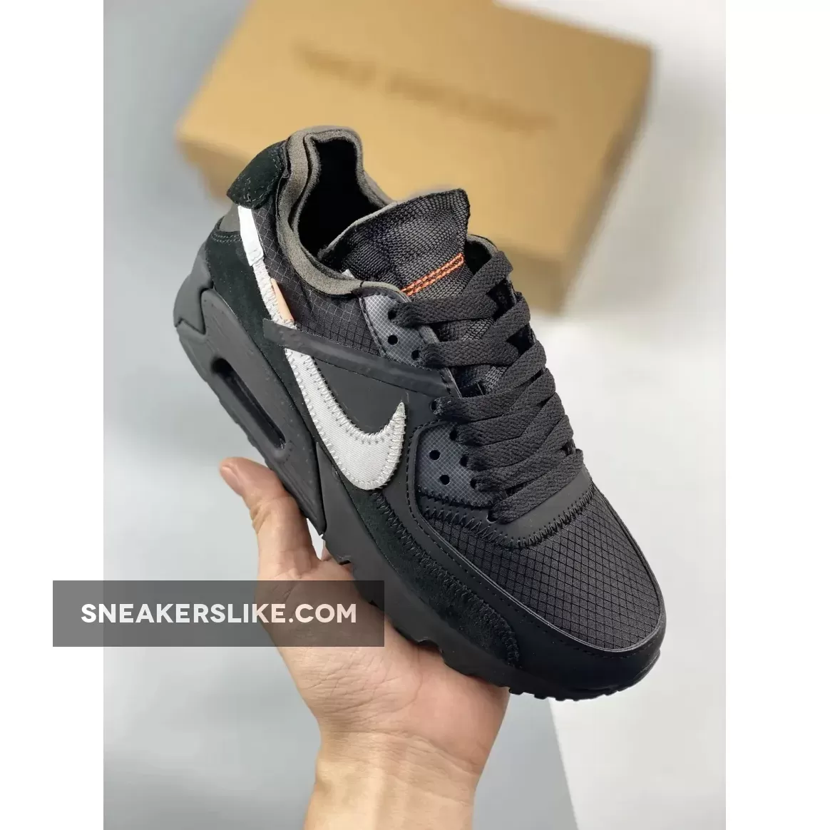 Air Max 90 Off White Black Off-White Nike Air Max 90 Black Toddler AA7293-001