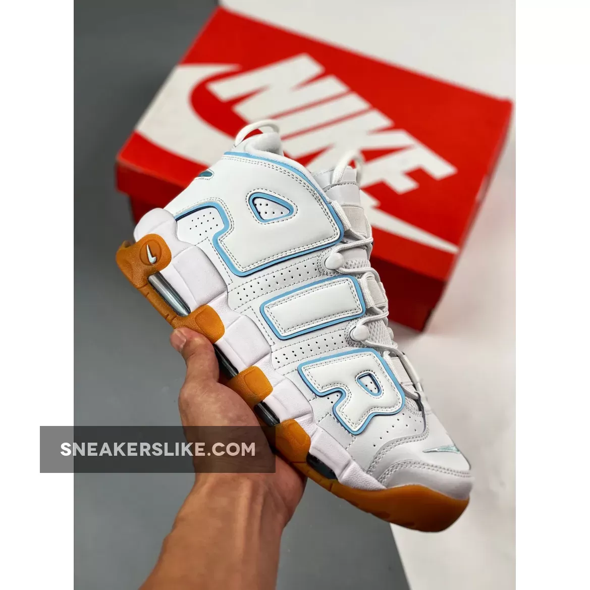 Nike Air More Uptempo 'Ocean Bliss' 415082-107 Brand New