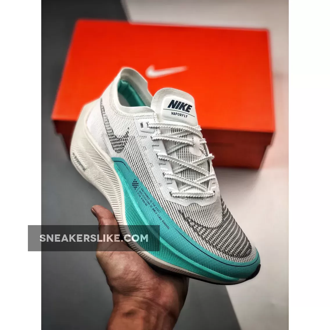 Nike ZoomX Vaporfly Next% 2 'White Aurora Green' / nike vaporfly next 2 aurora green