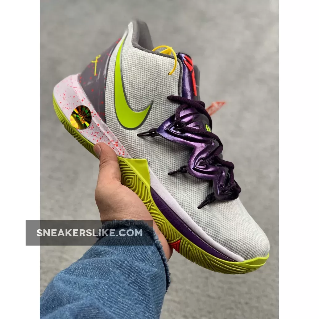 Nike Kyrie 5 'Mamba Mentality' White/Cyber #kyrie 5 mamba mentality