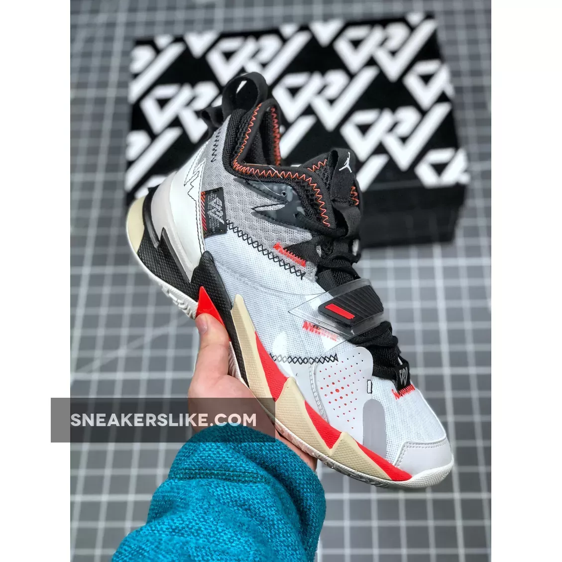 Jordan Why Not Zer0.3 'UNITE' White/Bright Crimson-Black / jordan why not zero.3 unite