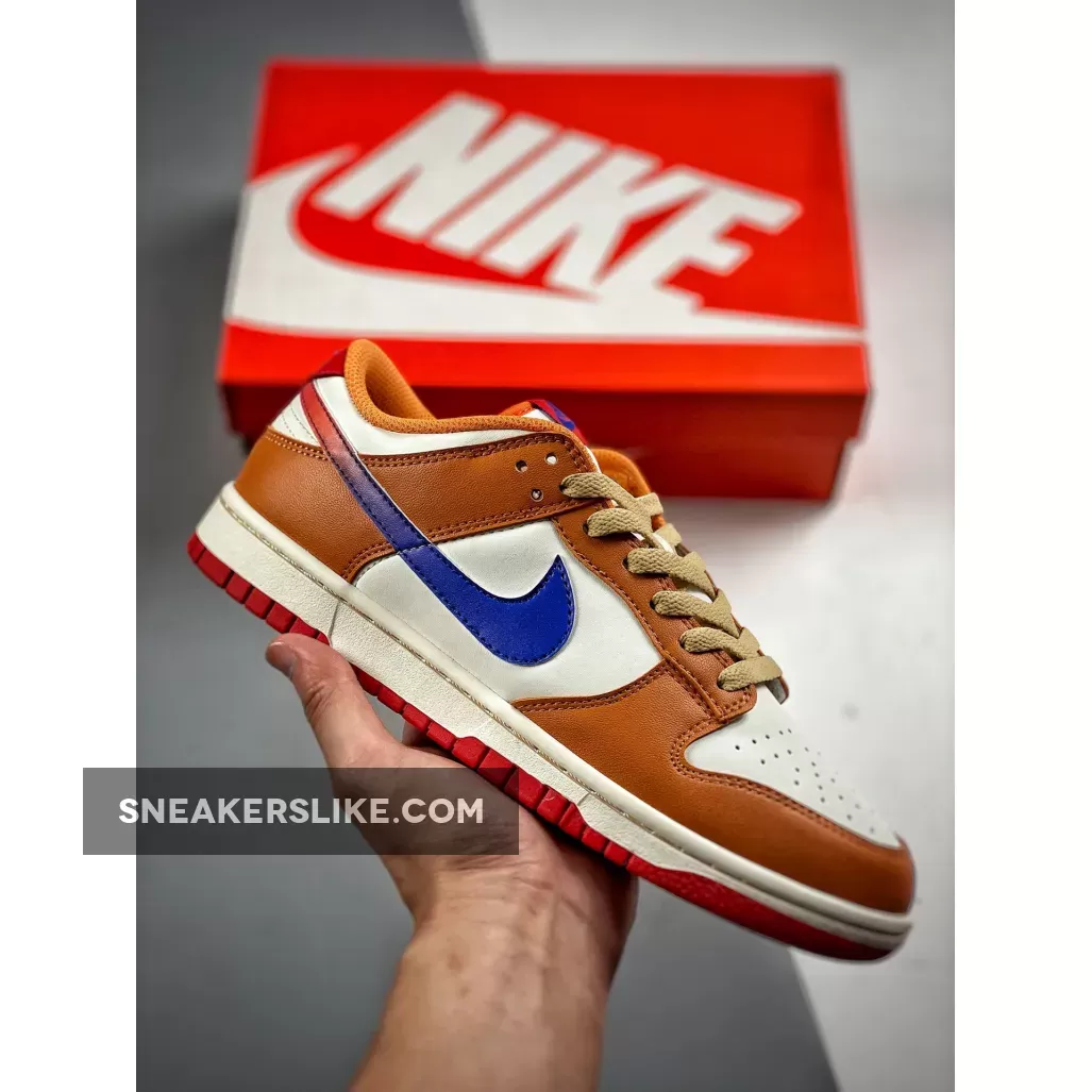 Nike Dunk Low 'New York' Orange Blue Orange And Blue Nikes