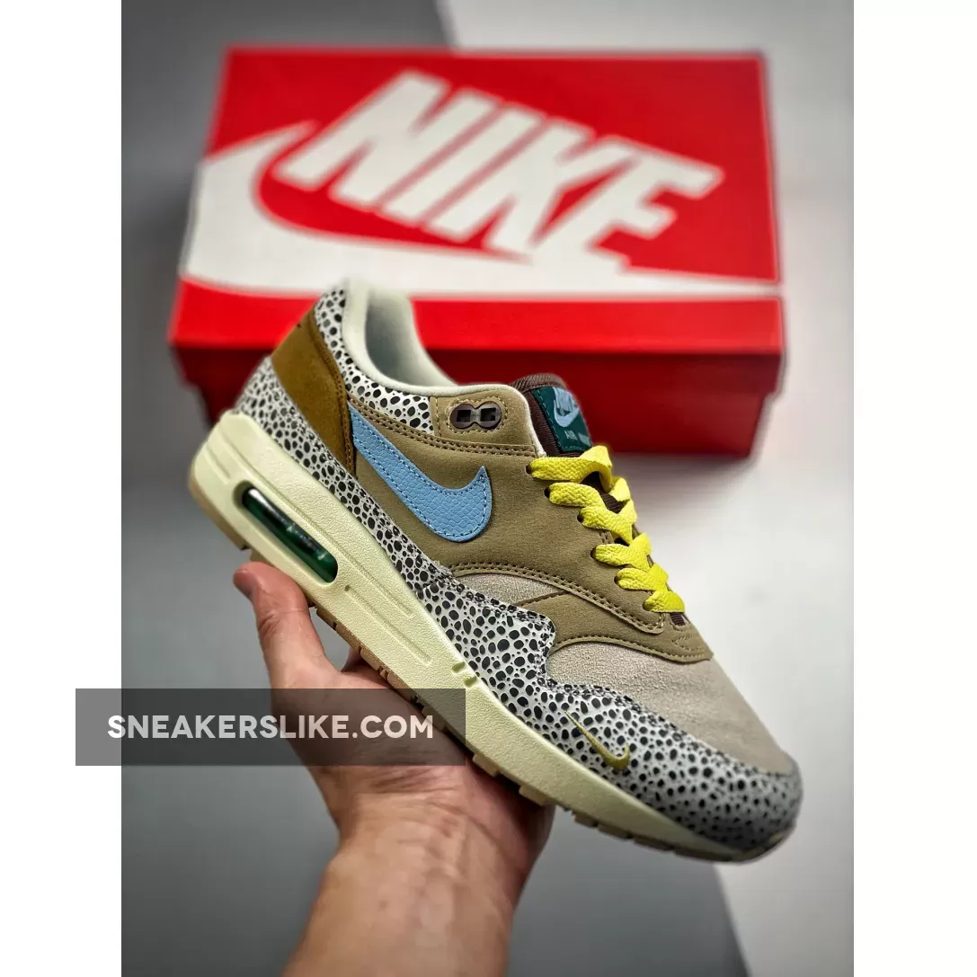 Nike Air Max 1 Cobblestone Worn Blue DV3027-001 safari air max 1