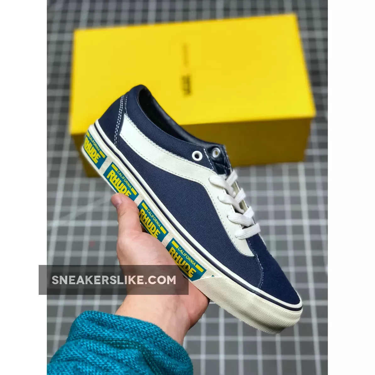 Vans Bold Ni 'Rhude' Navy Blue VN0A3WLPTHG For Sale