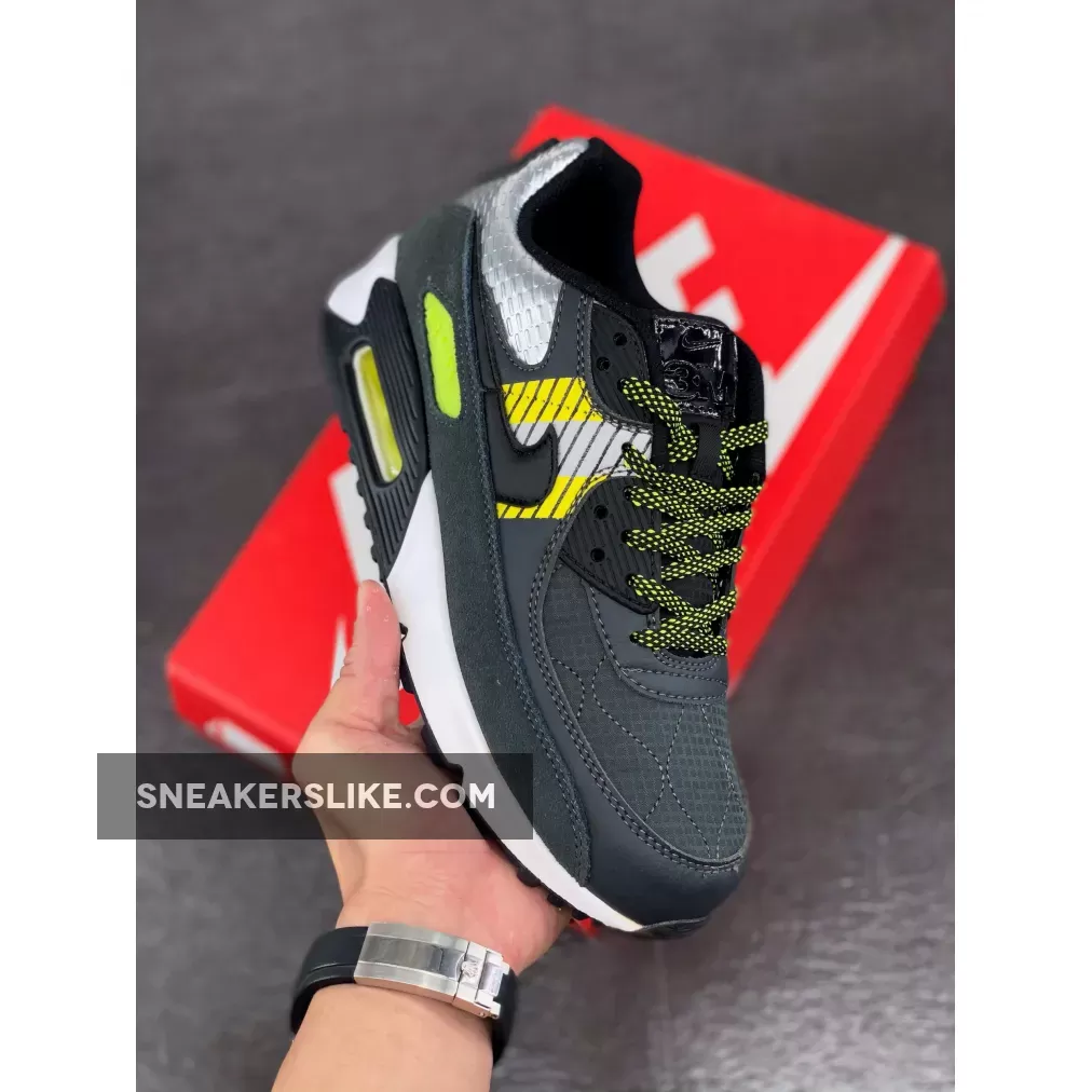 3M x Nike Air Max 90 Anthracite/Volt/Black / nike air max 90 anthracite dark grey