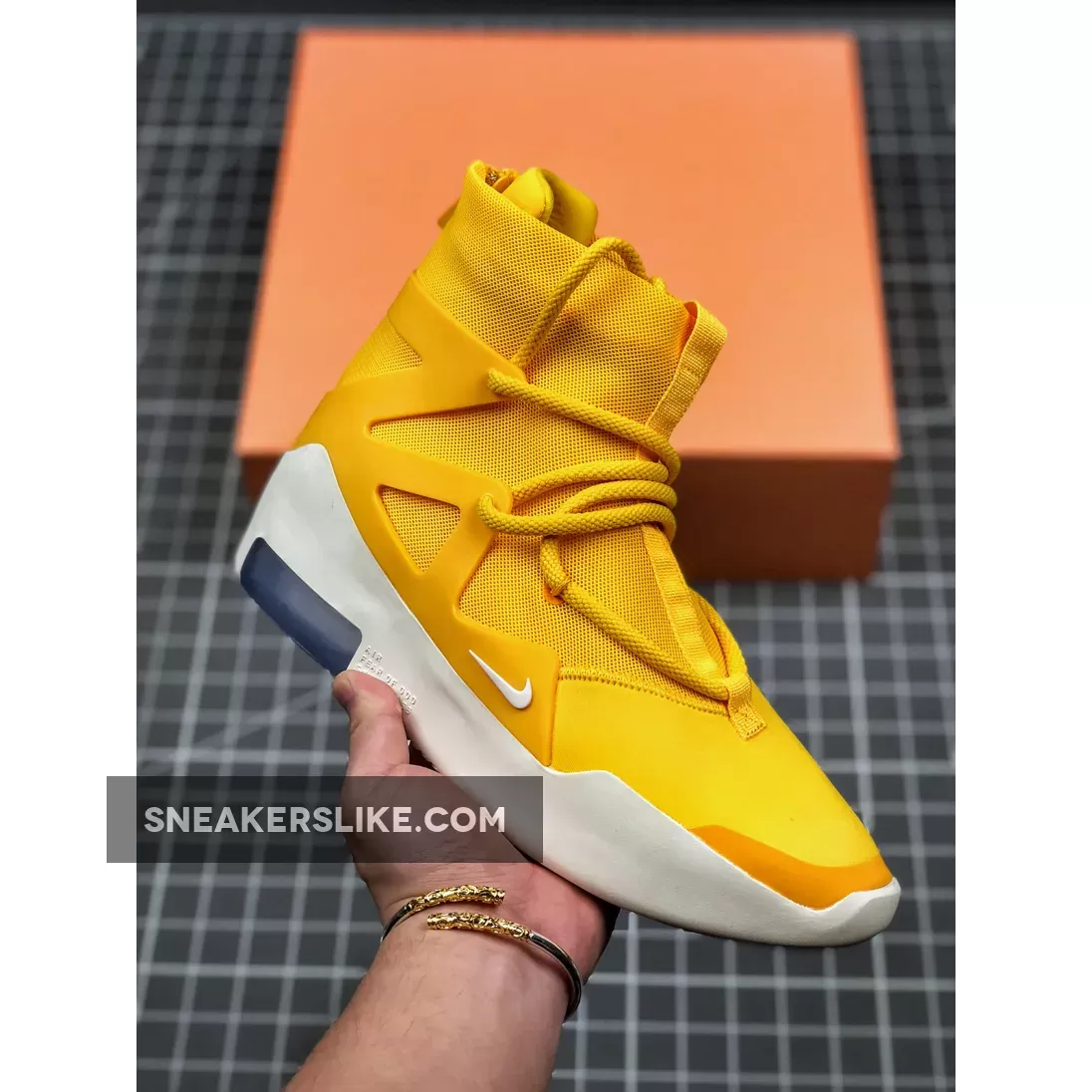 Nike Air Fear Of God 1 Amarillo/Amarillo-White AR4237-700 Restock