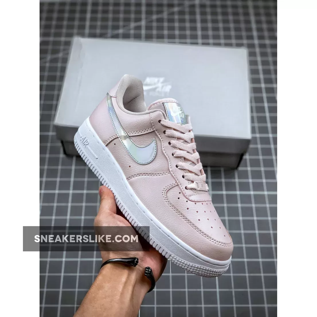 Nike Air Force 1 Low Pink Iridescent CJ1646-600 Nike Pink Iridescent