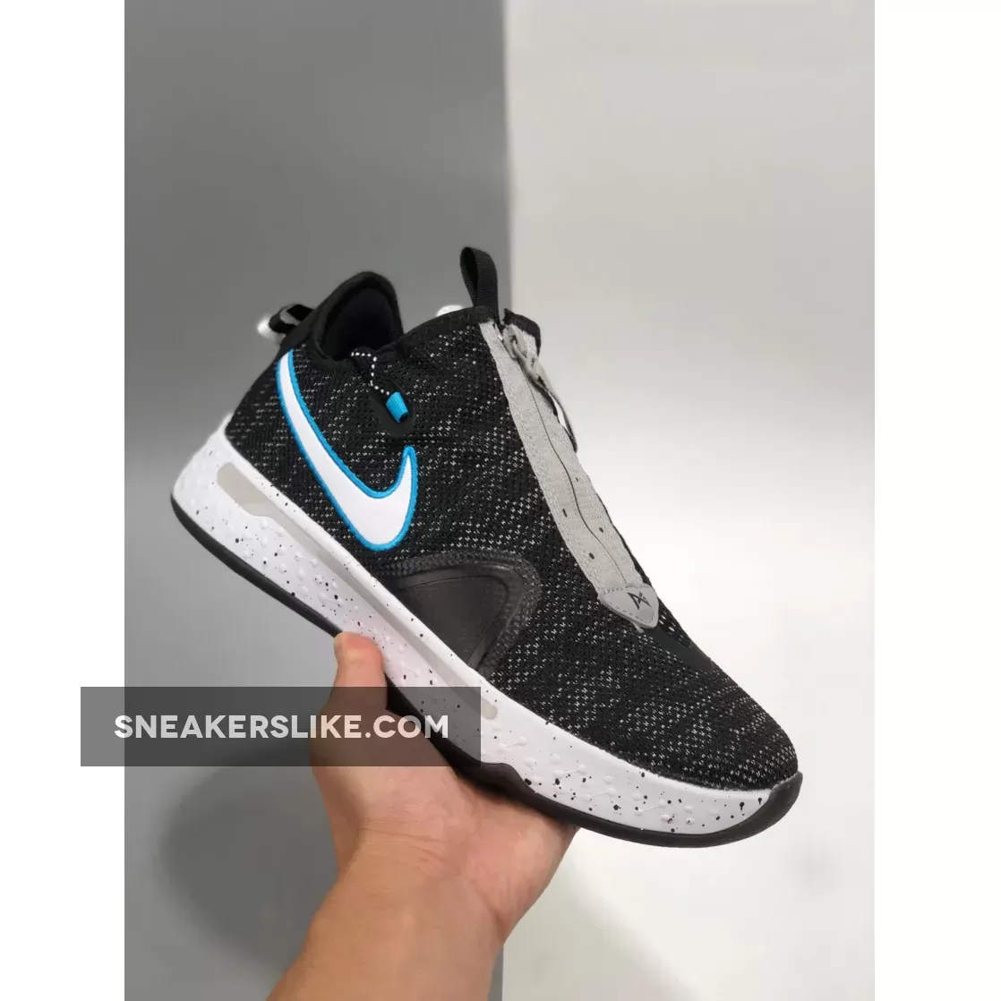 Nike PG 4 Heather Black Blue CD5082-004 Black Pg 4