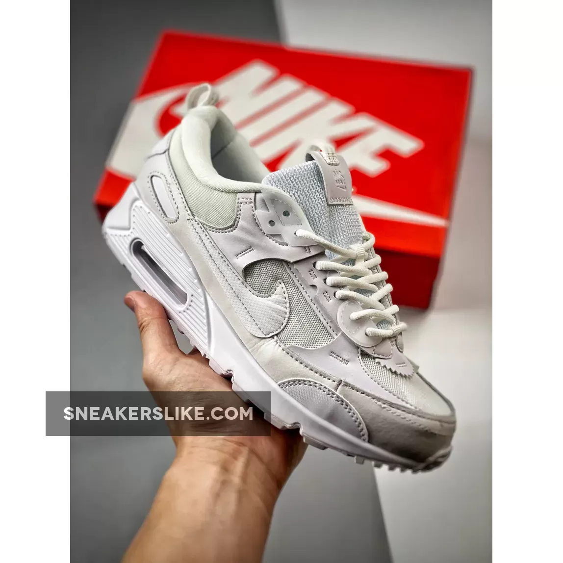 Nike Air Max 90 Futura 'Triple White' womens air max 90 futura