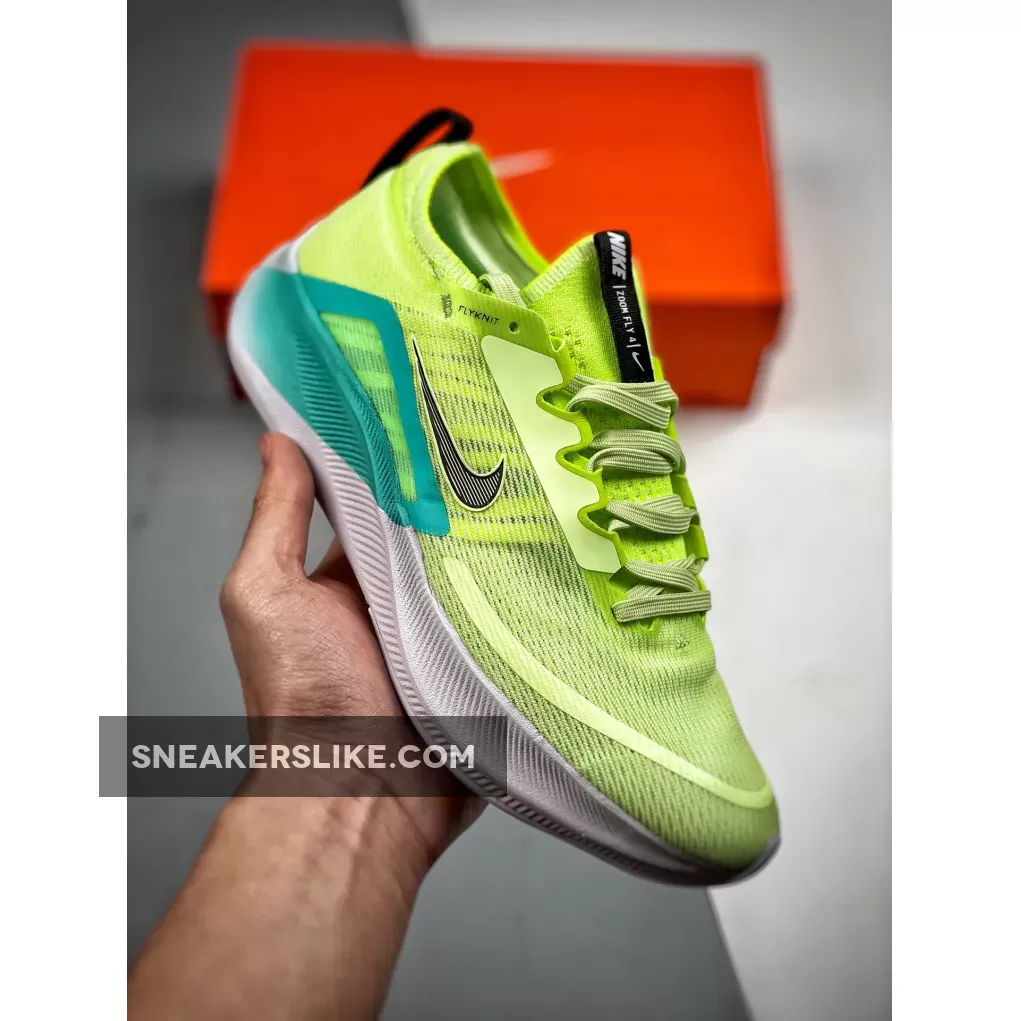 Nike Zoom Zoom Fly 4 Barely Volt/Dynamic Turquoise/Volt/Black CT2401-700 Outlet