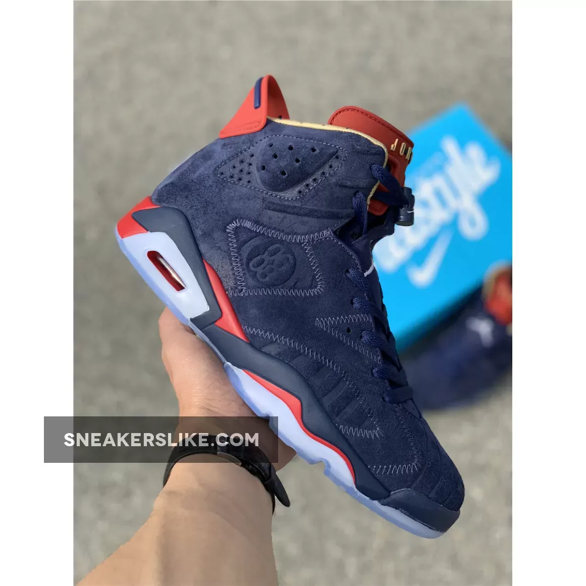 Air Jordan 6 Retro Db 'Doernbecher' AJ6 MIDNIGHT NAVY/WHITE CI6293-416 For Sale