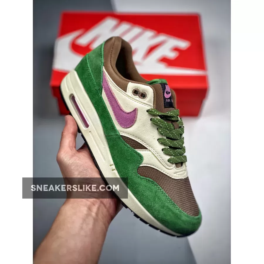 Nike Air Max 1 Treeline/Light Bordeax/Dark Driftwood DR9773-300 Air Max Treeline