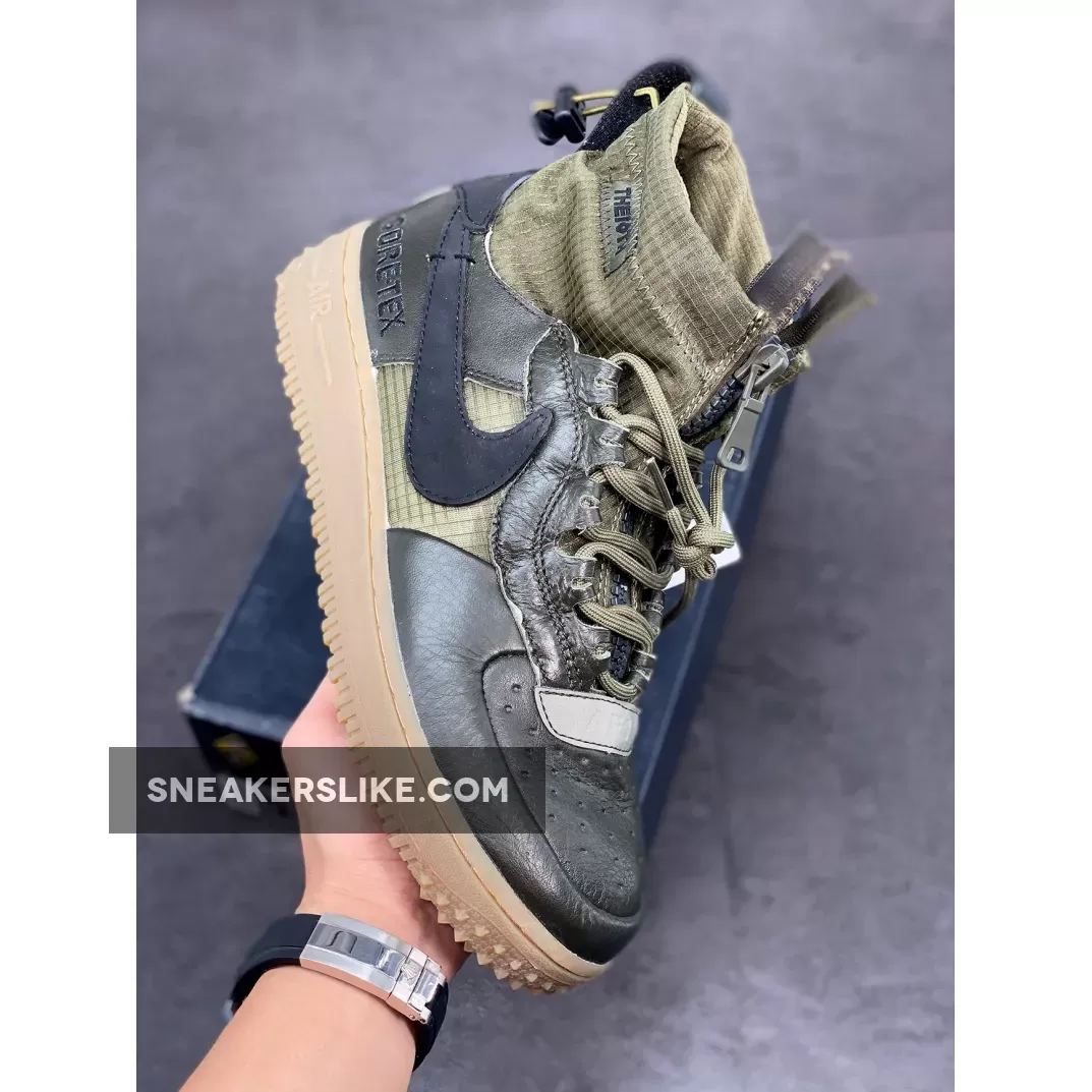 Nike Air Force 1 WTR Gore-Tex Sequoia/Black/Medium Olive/Gum To Buy