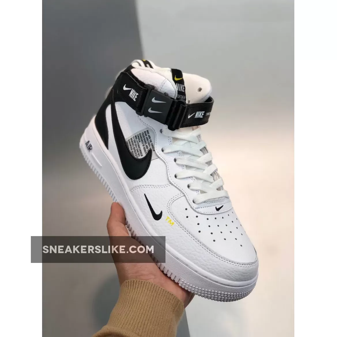 Nike Air Force 1 Mid Utility White Black / nike air force 1 '07 lv8 utility mid