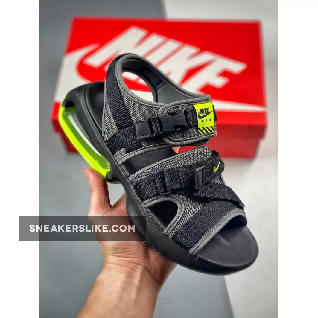 Nike Air Max Sol Sandals Black/Dark Grey/White/Volt DD9972-004