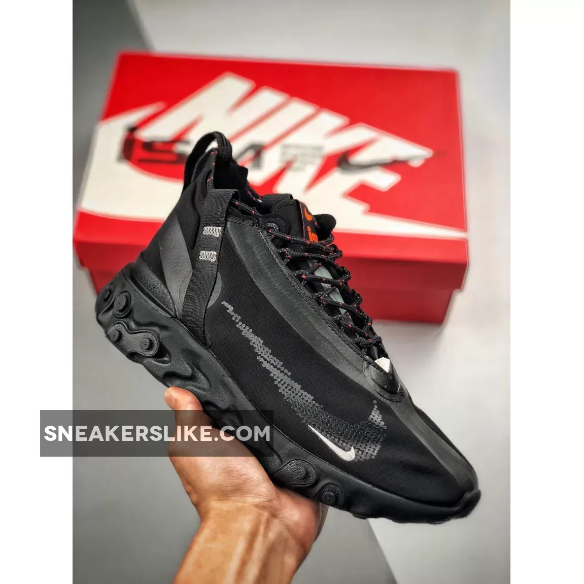 Nike React LW WR Mid ISPA Black/White AT3143-001 New Releases