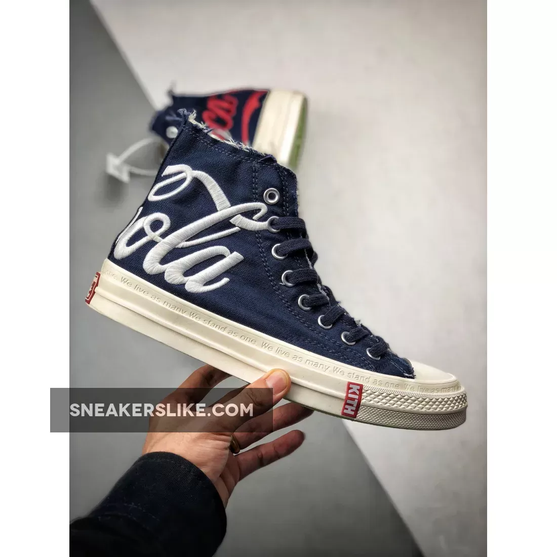 KITH X Coca-Cola X Converse Chuck Taylor All Star '70s Navy White 162988C Brand New