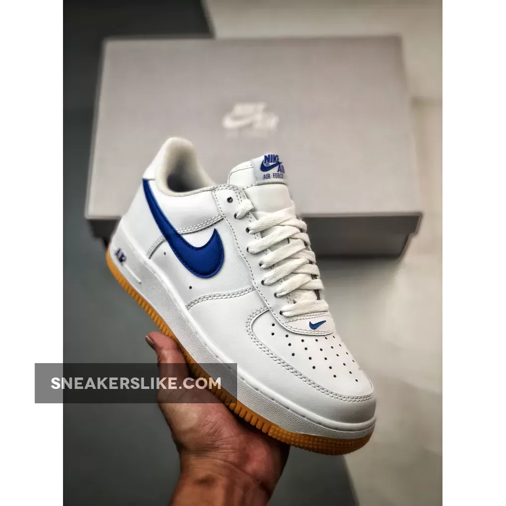 Nike Air Force 1 Low Since 82 White Varsity Royal DJ3911-101 Air Force 1 82 White