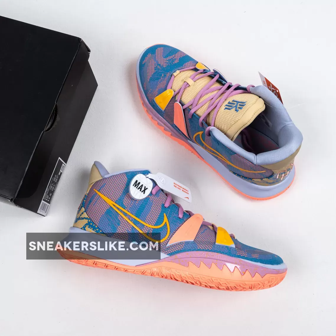 Nike Kyrie 7 'Expressions' dc0589-003 nike kyrie 7 blue and orange