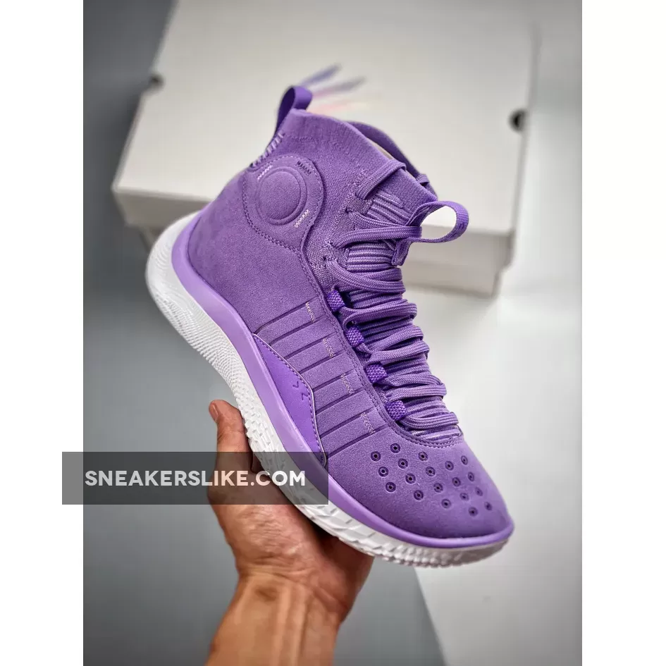 Curry 4 Flotro Vivid Lilac White Curry 4 Flo Tro