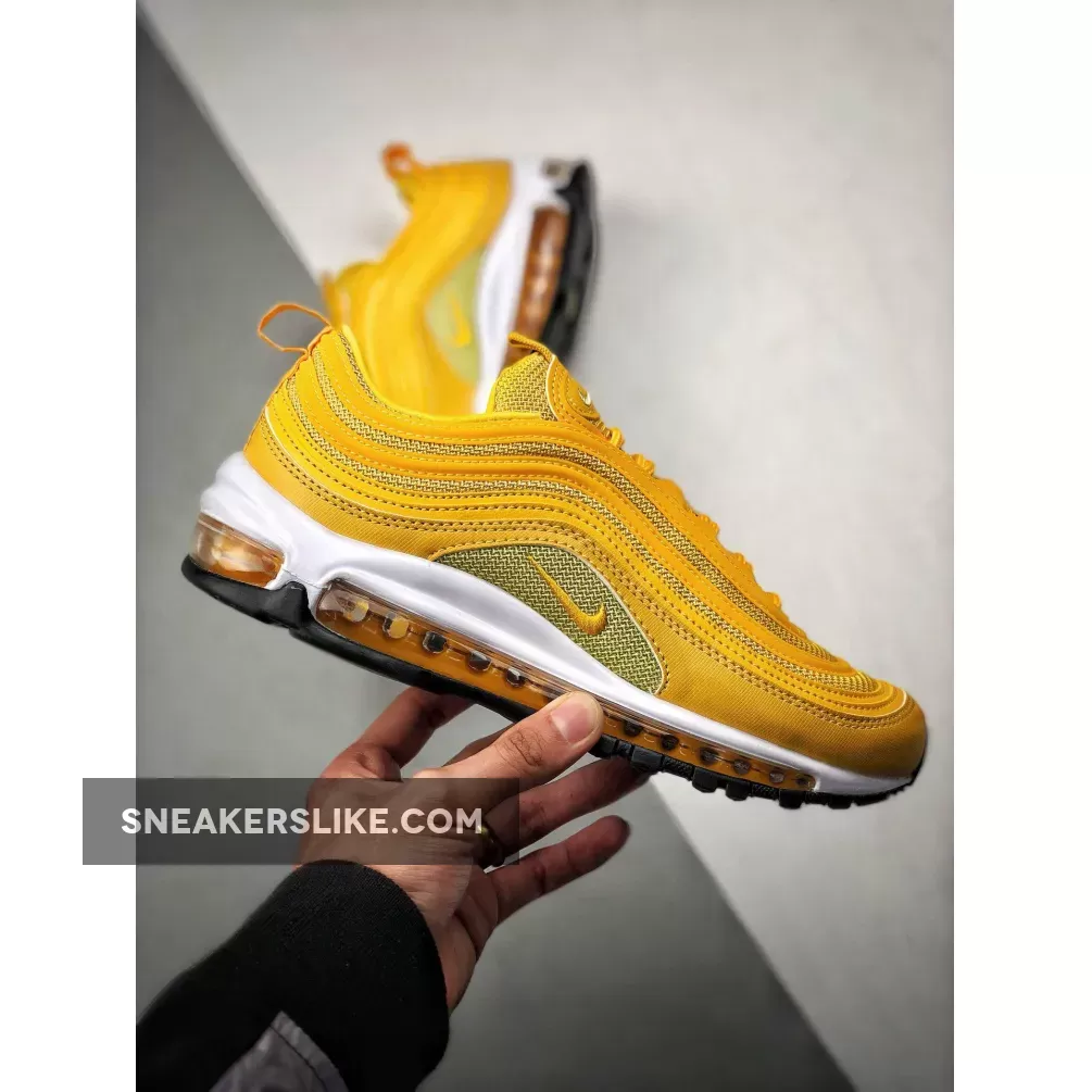 Nike Air Max 97 Mustard Yellow Womens 921733-701 - nike buff