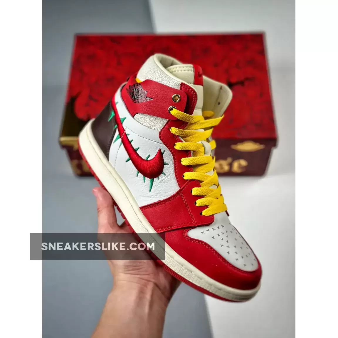 Teyana Taylor x Air Jordan 1 High Zoom CMFT 2 A Rose From Harlem / Rose Jordan 1