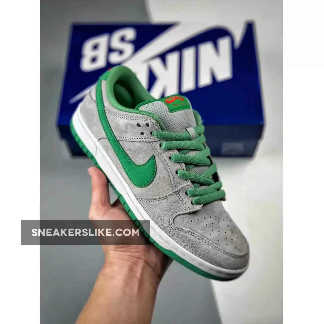 Nike SB Dunk Low Premium ‘Medusa’ Matte Silver/Green-Varsity Red 313170-030