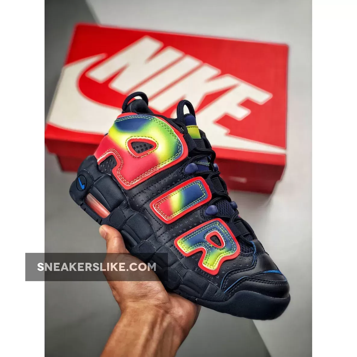 Nike Air More Uptempo GS 'Heat Map' 847652-400 Outlet