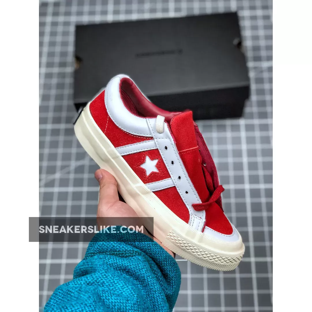 Converse Collegiate Suede One Star Academy Rumba Red/White/Egret