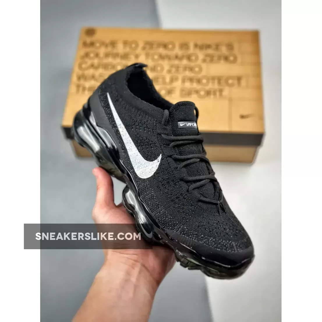 Restock Nike Air VaporMax 2023 Flyknit Black Sail DV6840-002