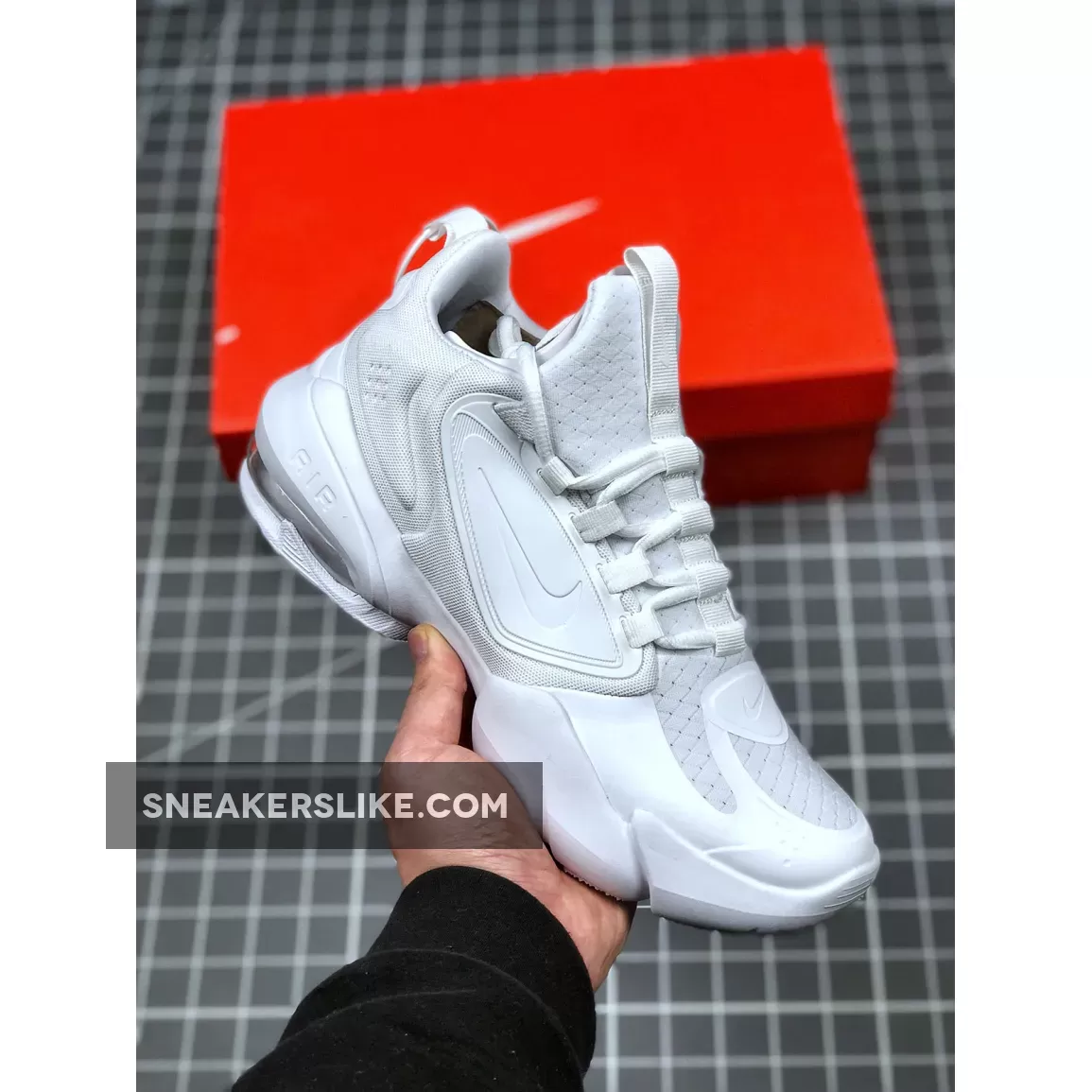 Nike Air Max Alpha Savage Triple White AT3378-101 For Sale