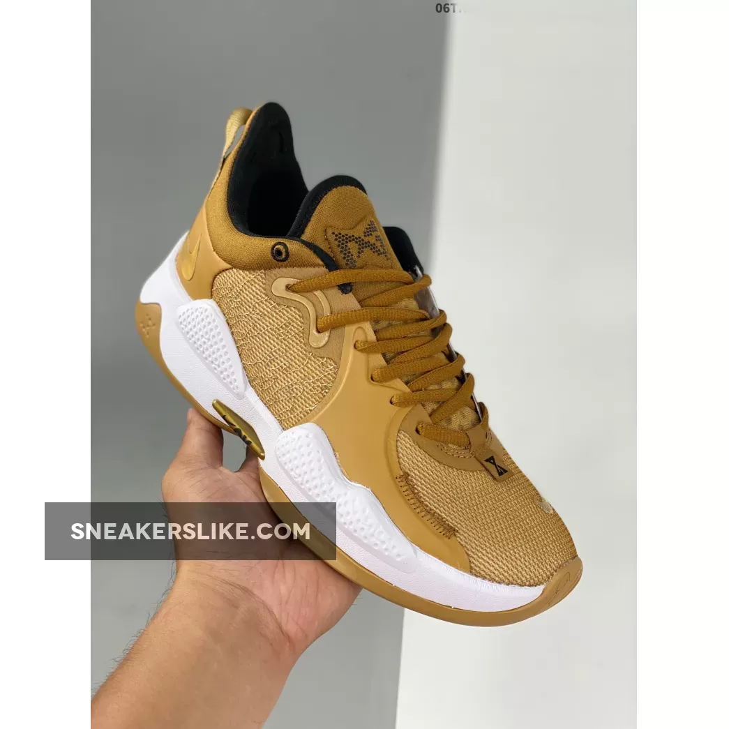 Nike PG 5 Beige/Gold CW3143-700 / pg5 wheat