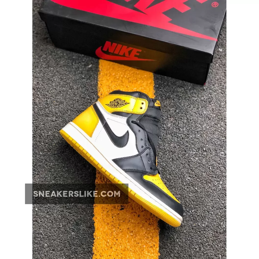 Air Jordan 1 Retro High OG Yellow Toe AR1020-700 New Releases