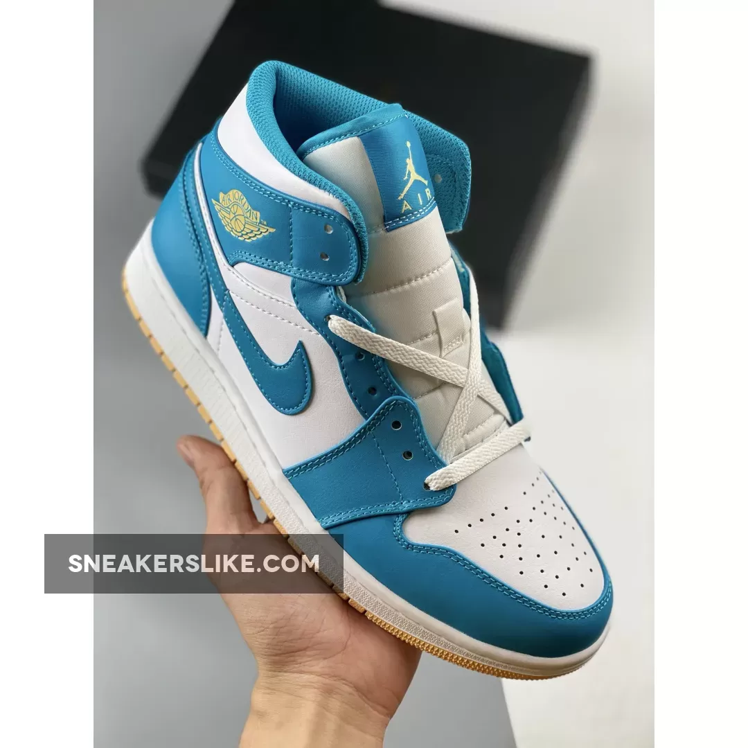 Air Jordan 1 Mid White Teal DQ8426-400 New Releases