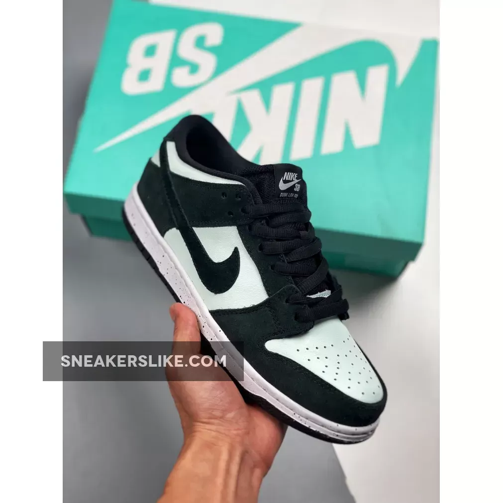 Nike SB Dunk Low Pro Black/Barely Green-White 854866-003 / nike dunk barely green