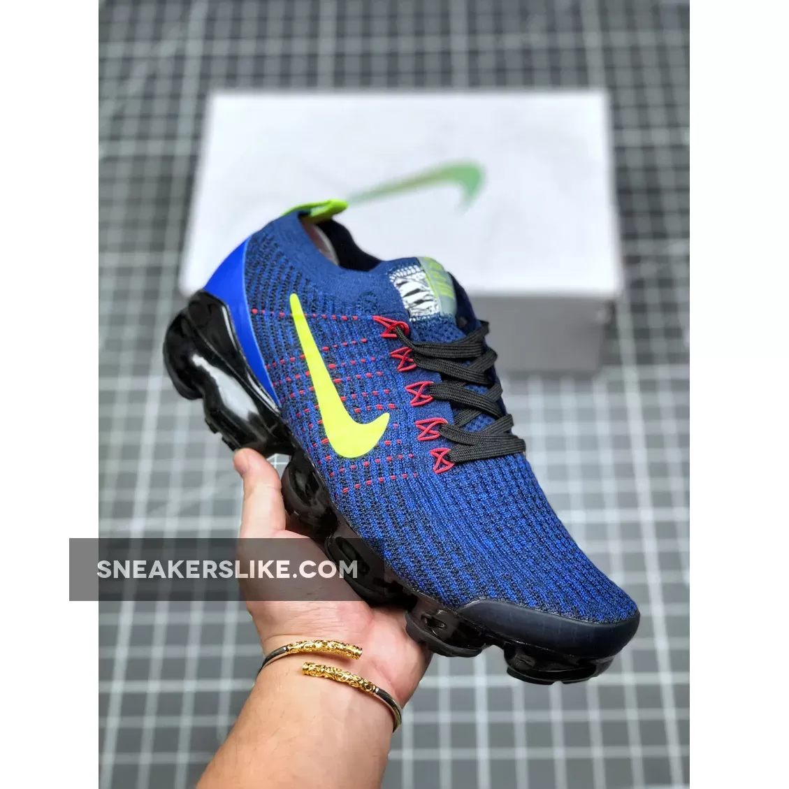 Nike Air VaporMax 3.0 Deep Royal Blue/Blackened Blue-Black-Lemon Venom Blue Black Vapormax