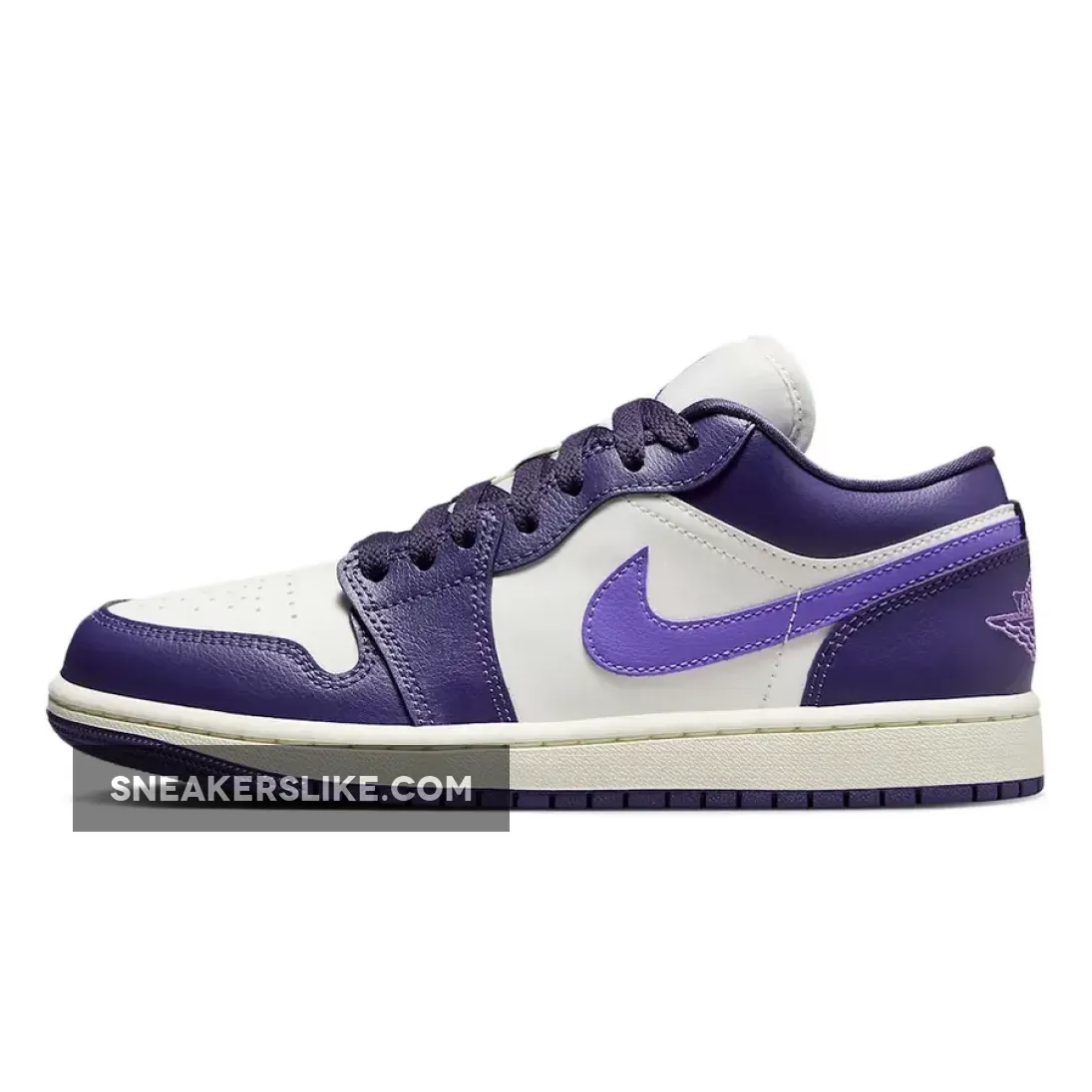 Air Jordan 1 Low Sail and Purple